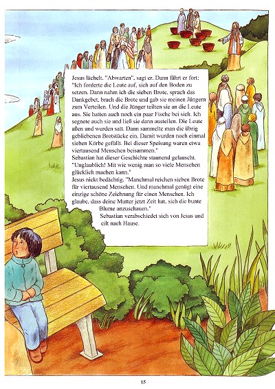 Abbildung ErstkommunionBibel Seite 15